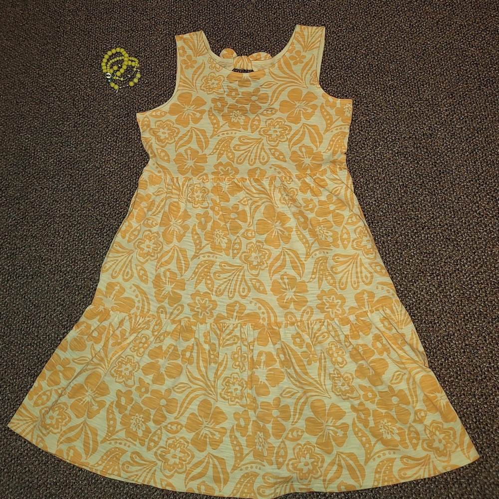 Women's Petite Tropical Floral dress